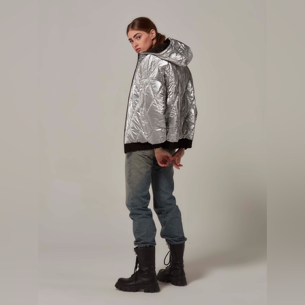 NWT Tommy Wiseau Super Mars Unisex Jacket - Silver